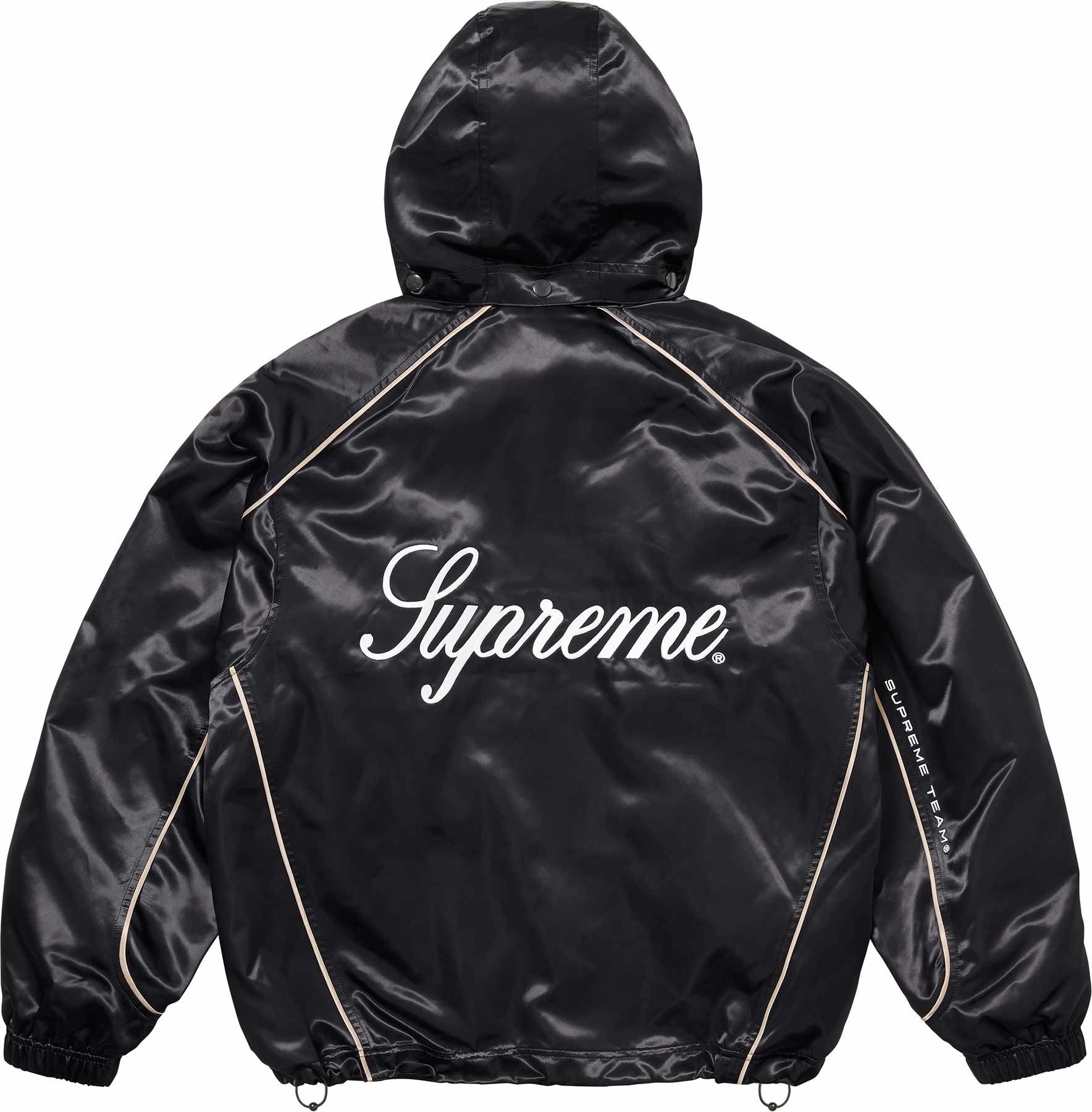 Satin Hooded Track Jacket view 19